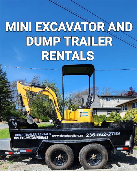 can you haul a mini excavator in a dump trailer|mini ex tractor trailers.